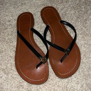 Tory Burch black flip flops